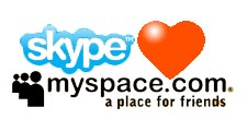 MySpace y Skype